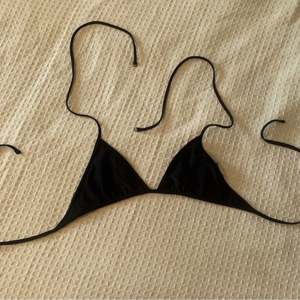 Aerie black bikini top